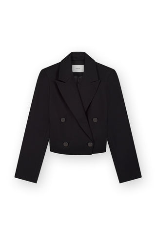 Cropped Double Breasted Blazer