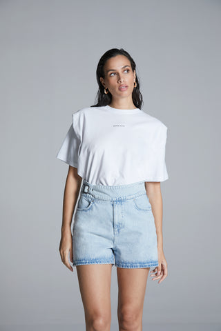 Shorts with Belt Detail