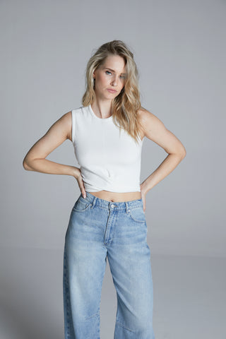 Cropped Top With Knot