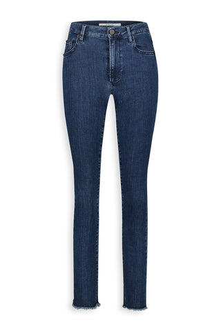 Slim Jeans With Scalopped Edge